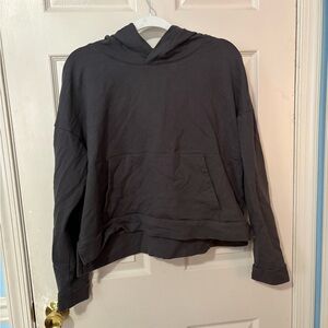 FLX Dark Gray Cropped Hoodie